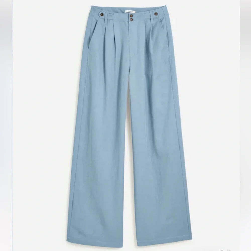 Madewell Harlow Wide-Leg Pant - Stonewash Blue 00 NWT - Picture 6 of 6